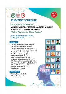 Symposium and Workshop: Management Depression, Anxiety and Pain in Neuropsychiatric Disorder "Holistic Approach to Clinical Practice" @ Ayana Mid Plaza Hotel