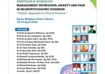 Management Depression, Anxiety and Pain In Neuropsychiatric Disorder